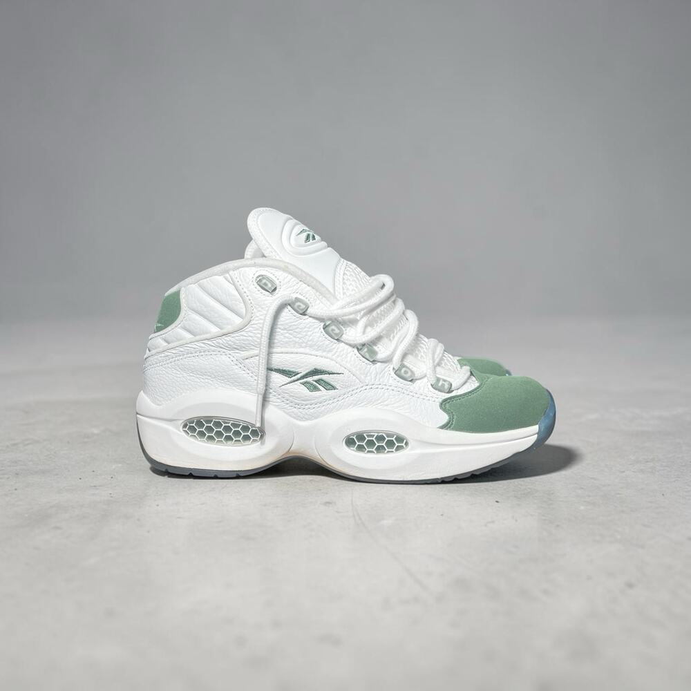 Reebok Question Mid Michigan State White Raging Green - M8.5 OG Box